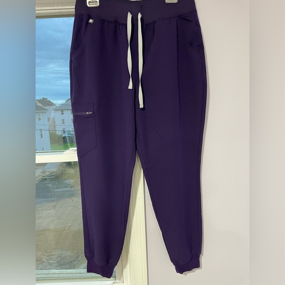 Figs Pants & Jumpsuits Womens Purple Jam Casma Zamora High Waisted Jogger Scrub Pants Large